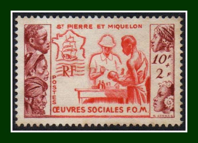 St Pierre & Miquelon N° 344 (cote XX)