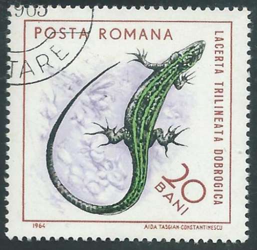 Roumanie - Y&T 2102 (o) - Lézards -