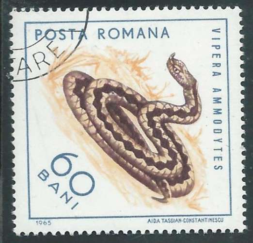 Roumanie - Y&T 2105 (o) - Serpents -