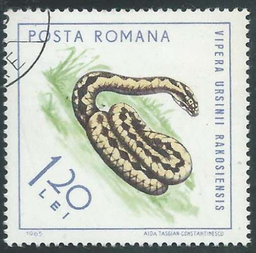 Roumanie - Y&T 2107 (o) - Serpents -