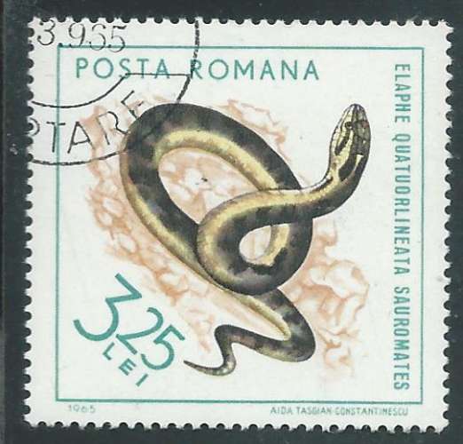 Roumanie - Y&T 2109 (o) - Serpents -