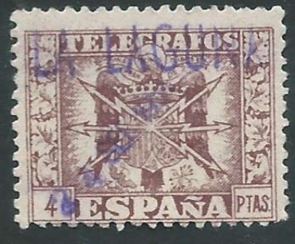 Espagne - Télégraphe - Y&T 0094 (o) 