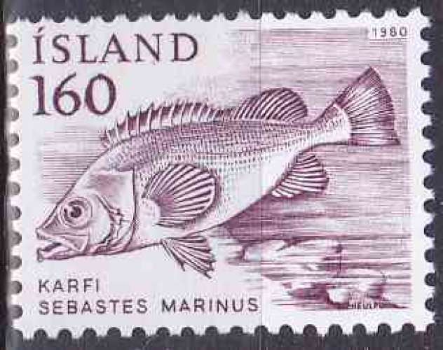 ISLANDE 1980 NEUF** MNH N° 511 poissons