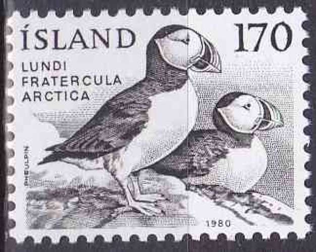 ISLANDE 1980 NEUF** MNH N° 512 Oiseaux