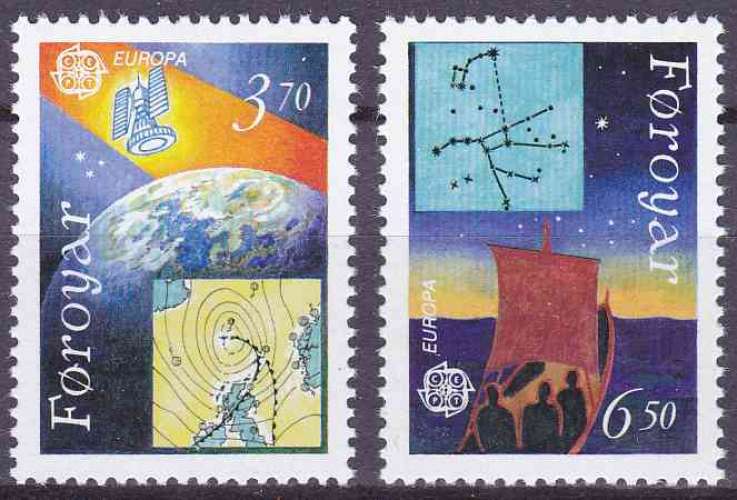 FEROE 1991 NEUF** MNH N° 211 212 europa