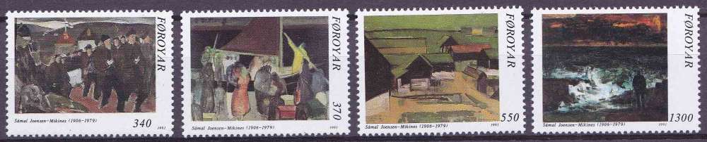 FEROE 1991 NEUF** MNH N° 217 à 220