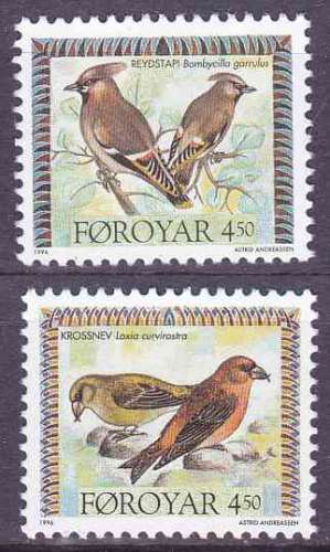 FEROE 1996 NEUF** MNH N° 292 293 Oiseaux