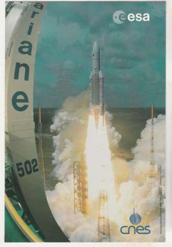 auto-collant  1997  Fusée CNES Ariane 