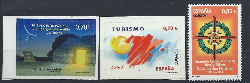 Espagne N° 4380/81** et 4385** (MNH) 2012