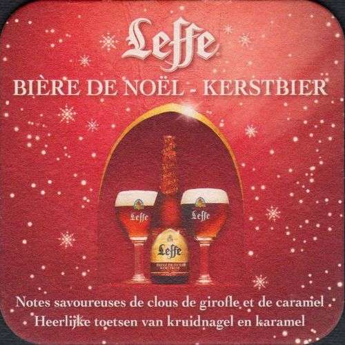 Belgique Sous bock Leffe Bière de Noël