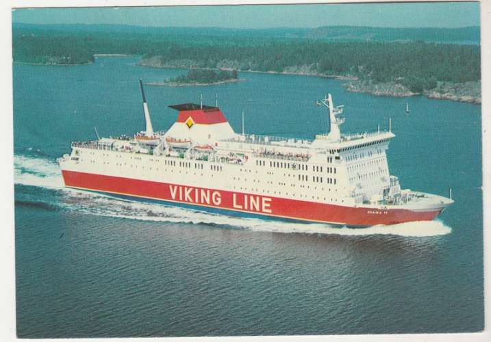 cpm  Paquebot  ferry Viking Line : Diana II Stockholm