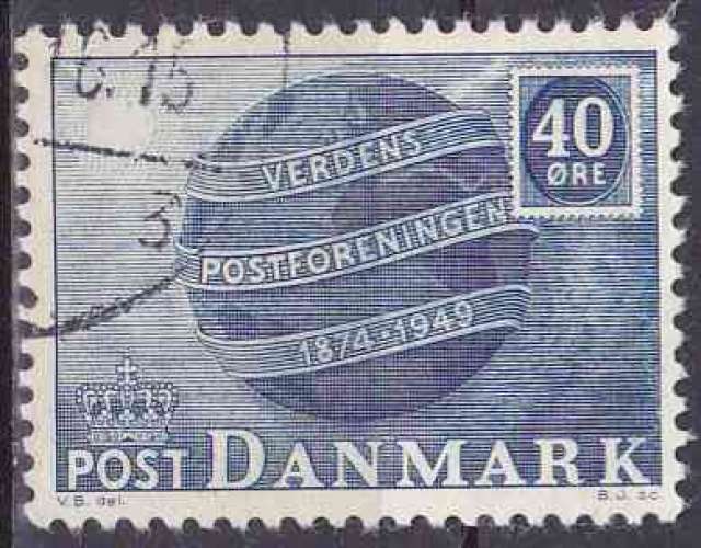 DANEMARK 1949 OBLITERE N° 335