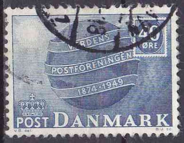 DANEMARK 1949 OBLITERE N° 335