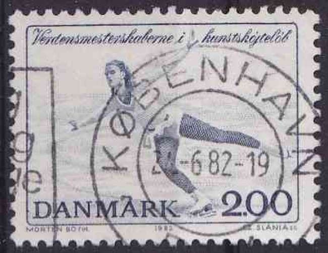 DANEMARK 1982 OBLITERE N° 751