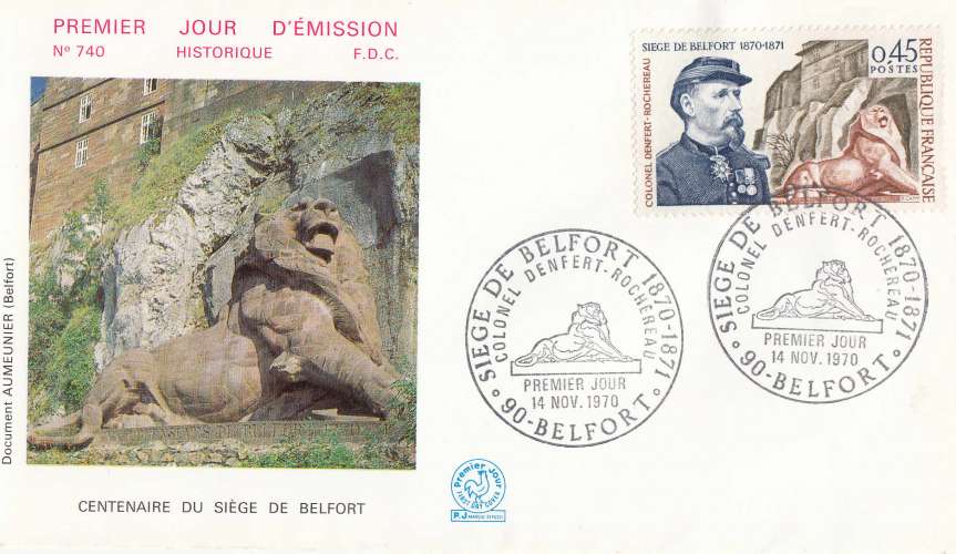 France 1970  FDC Y&T 1660  