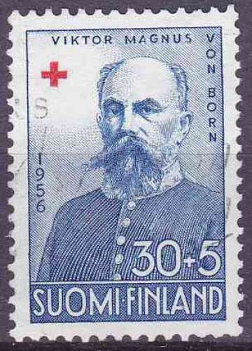 FINLANDE 1956 OBLITERE N° 451 Croix-Rouge