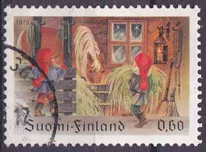 FINLANDE 1979 OBLITERE N° 824 Noël