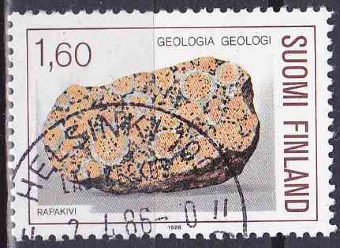 FINLANDE 1986 OBLITERE N° 947 Géologie