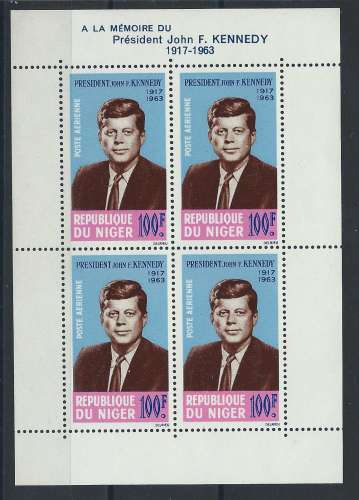 Niger Bloc N° 3** (MNH) 1964 - John F. Kennedy