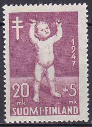 FINLANDE 1947 NEUF* charnière N° 330