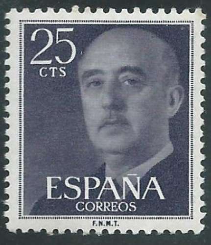 Espagne - Y&T 0857 (**) - Général Francisco Franco -