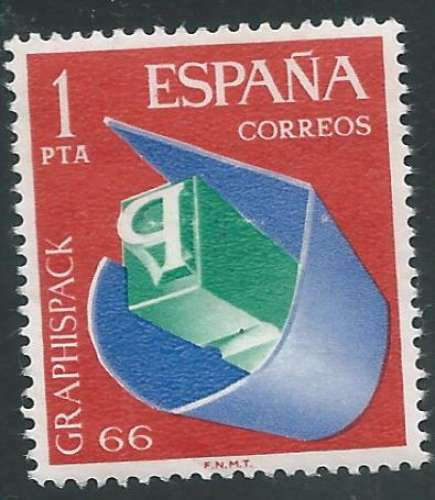 Espagne - Y&T 1366 (o) - Salon des arts graphiques -