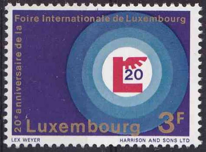 LUXEMBOURG 1968 NEUF** MNH N° 722