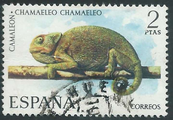 Espagne - Y&T 1848 (o) - Caméléon -