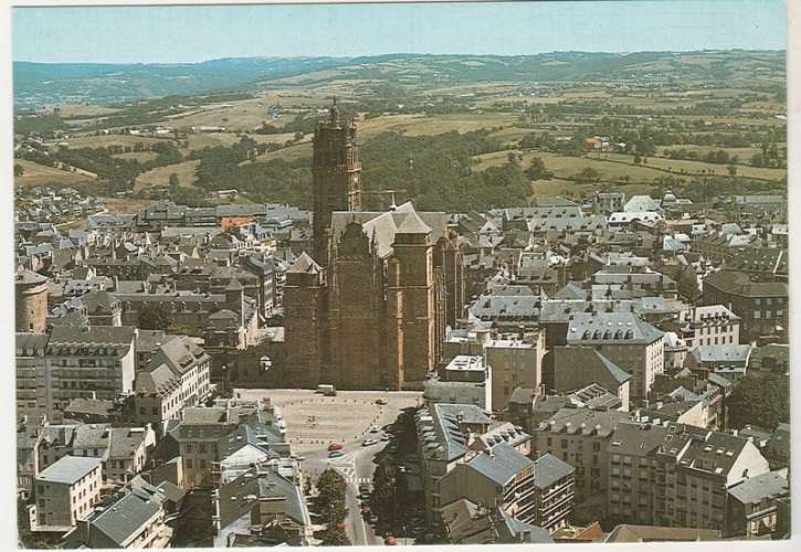 cpm 12 Rodez Capitale du Rouergue la Cathédrale