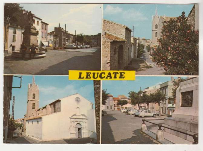 cpm 11 Leucate Souvenir : multivues