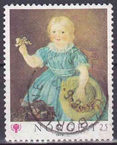 NORVEGE 1979 OBLITERE N° 749 Année de l'enfant