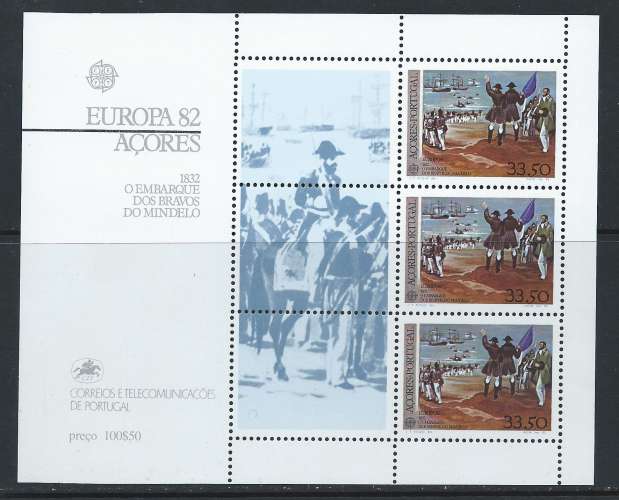 Açores Bloc N° 3** (MNH) 1982 - Europa