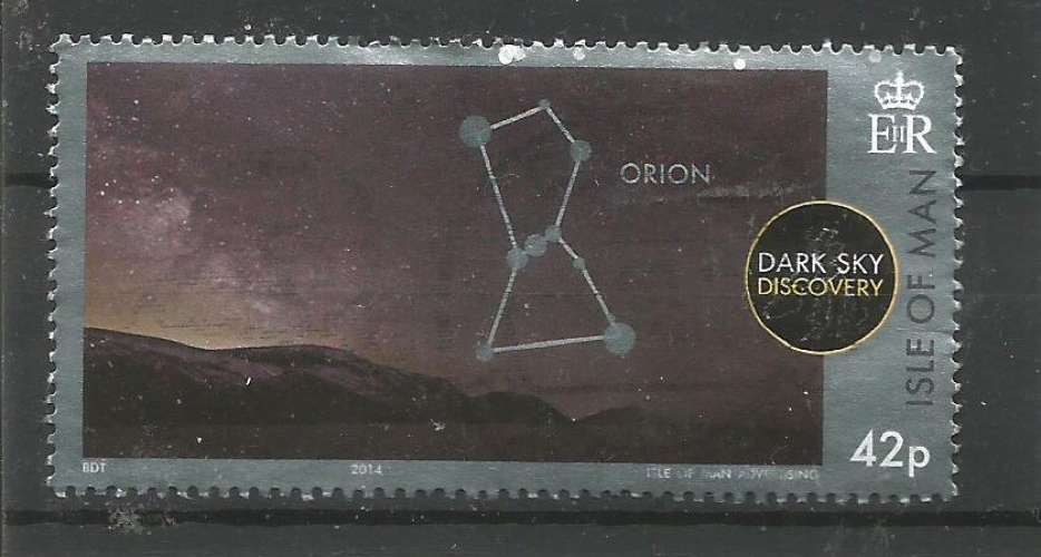 Ile de Man 2014 - YT n° 2005 - A la découverte des étoiles - Orion - cote 1,50