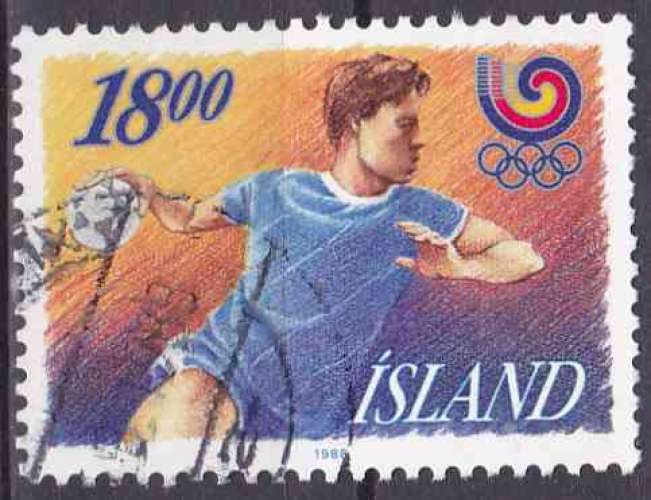 ISLANDE 1988 OBLITERE N° 641 Jeux olympique de Séoul