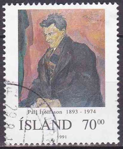 ISLANDE 1991 OBLITERE N° 705