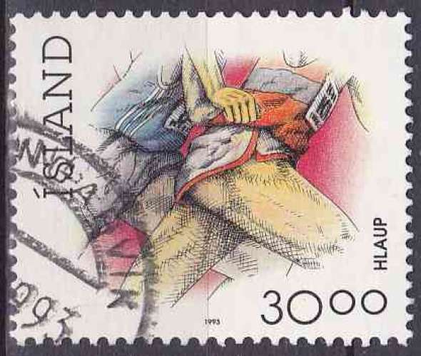 ISLANDE 1993 OBLITERE N° 734