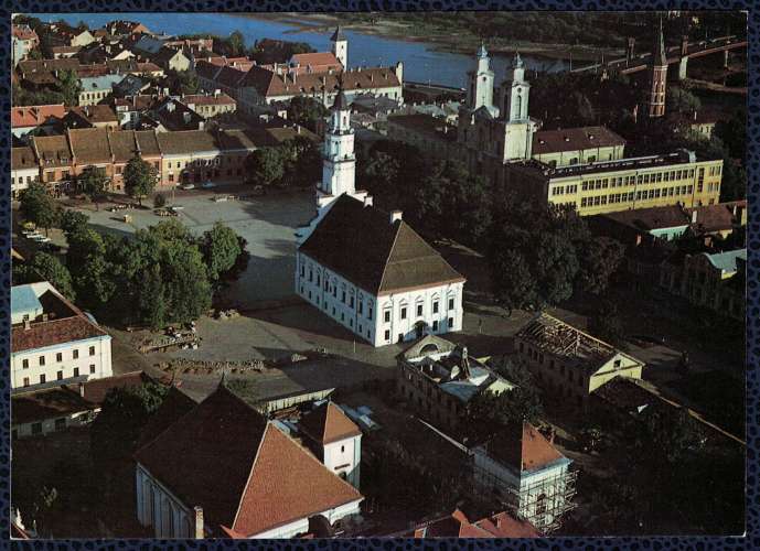 Lituanie Carte Postale Postcard Panorama de Kaunas