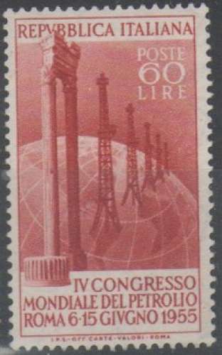 Italie 1955 - Pétrole 60 L.