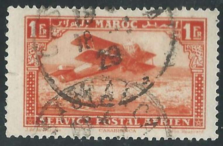 Maroc - Colonies Françaises - Poste Aérienne - Y&T 0007 (o)