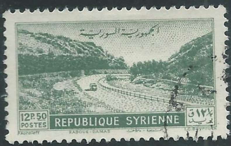 Syrie - Y&T 0043 (o) - Routes -