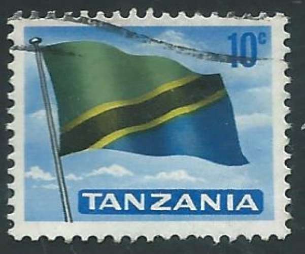 Tanzanie -  Y&T 0002 (o) - Drapeaux -