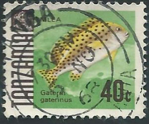 Tanzanie -  Y&T 0024 (o) - Poissons -