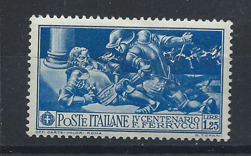 Italie N° 261** (MNH) 1930 - un plis horizontale 