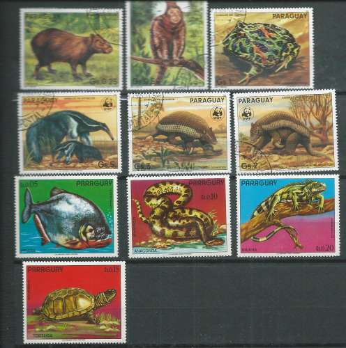 Paraguay - Y&T Lot N°1 (o) - Animaux -