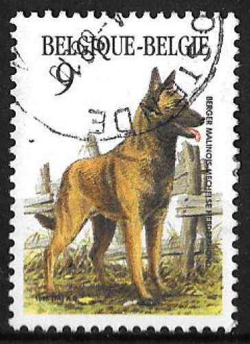 Belgique - Y&T 2213 (o) - Chien berger Malinois - année 1986