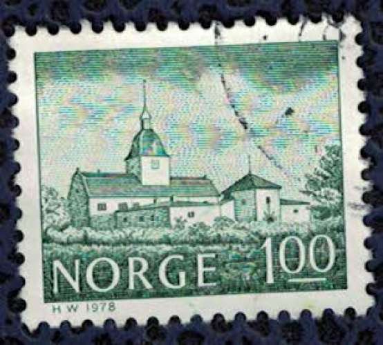 Norvège 1978 Oblitéré Used Bâtiments Paysages SU