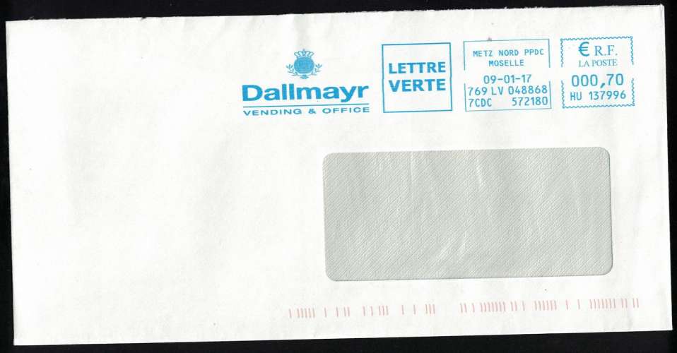 France EMA Empreinte Postmark Dallmayr Vending & Office