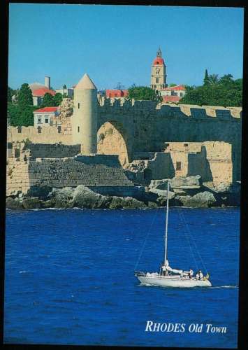 Grèce Carte Postale CP Postcard Rhodes Old Town Vieille Ville