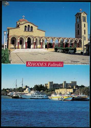 Grèce Carte Postale CP Postcard Rhodes Faliraki