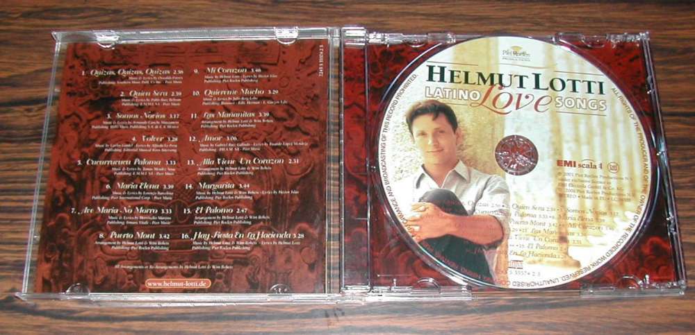 CD Helmut Lotti Latino Love Songs Golden Symphonie Ochestra